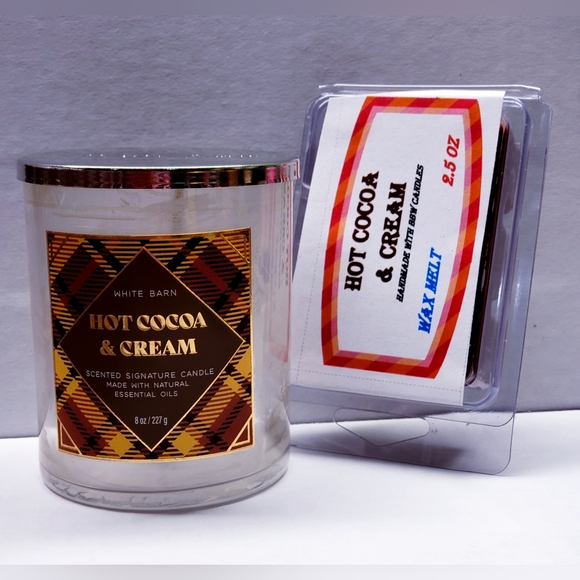 HOT COCOA & CREAM -Bath & Body Works Candle Wax Melts- $8 per pack - Picture 7 of 9